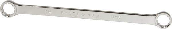 Proto - 11/16" x 3/4" 12 Point Offset Box Wrench - Double End, 11-1/8" OAL, Steel, Polished Finish, 15° Offset - USA Tool & Supply