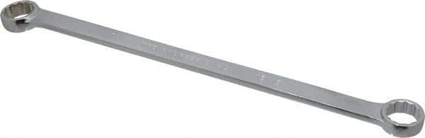 Proto - 15/16" x 1" 12 Point Offset Box Wrench - Double End, 15-1/8" OAL, Steel, Polished Finish, 15° Offset - USA Tool & Supply