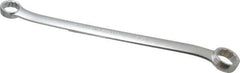 Proto - 1-1/4" x 1-3/8" 12 Point Offset Box Wrench - Double End, 20-1/4" OAL, Steel, Polished Finish, 15° Offset - USA Tool & Supply