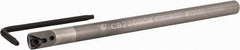 Everede Tool - 0.3" Min Bore Diam, 4" OAL, 1/4" Shank Diam, Indexable Boring Bar - TDA Insert, Screw Holding Method - USA Tool & Supply