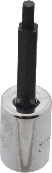 Proto - 3/8" Drive, 5/32" Hex Bit Socket - 2-23/32" OAL, 1-5/8" Bit Length - USA Tool & Supply
