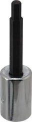 Proto - 3/8" Drive, 3/16" Hex Bit Socket - 2-23/32" OAL, 1-5/8" Bit Length - USA Tool & Supply