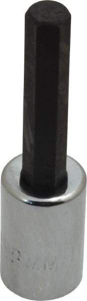 Proto - 3/8" Drive, 8mm Hex Bit Socket - 2-5/8" OAL, 1-5/8" Bit Length - USA Tool & Supply