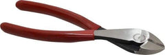 Proto - 7-5/16" OAL, Diagonal Cutter - 23/32" Jaw Length x 7/8" Jaw Width, Round Head, Plastisol Handle - USA Tool & Supply