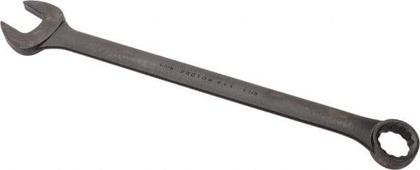 Proto - 1-7/8" 12 Point Offset Combination Wrench - 15° Offset Angle, 28" OAL, Steel, Black Finish - USA Tool & Supply