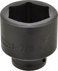 Proto - 3/4" Drive 1-7/8" Standard Impact Socket - 6 Points, 2-13/16" OAL - USA Tool & Supply