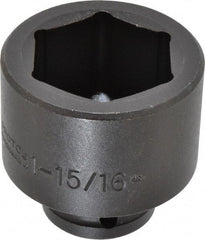Proto - 3/4" Drive 1-15/16" Standard Impact Socket - 6 Points, 2-13/16" OAL - USA Tool & Supply
