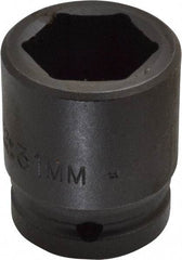 Proto - 3/4" Drive 31mm Standard Impact Socket - 6 Points, 2-11/64" OAL - USA Tool & Supply