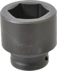 Proto - 3/4" Drive 40mm Standard Impact Socket - 6 Points, 2-1/2" OAL - USA Tool & Supply