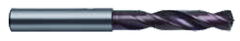 5.55mm Dia. - Carbide HP 3XD Drill-140Â° Point-Bright - USA Tool & Supply