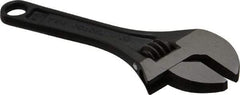 Proto - 1/2" Jaw Capacity, 4" Standard Adjustable Wrench - Steel, Black Finish - USA Tool & Supply