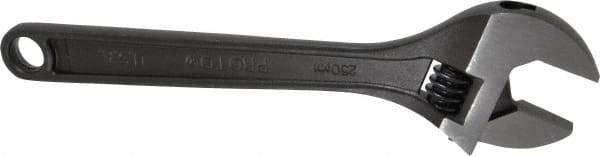 Proto - 1-5/16" Jaw Capacity, 10" Standard Adjustable Wrench - Steel, Black Finish - USA Tool & Supply
