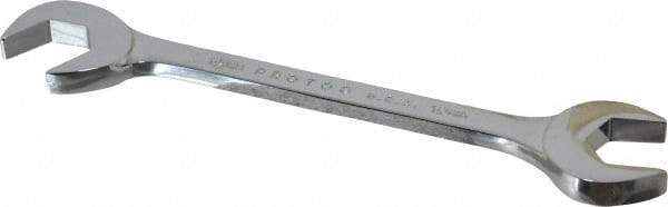 Proto - 19mm Standard Open End Wrench - 7" OAL, Double End, Chrome Finish, 15° & 60° Head Angle - USA Tool & Supply