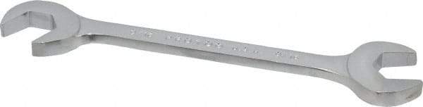 Proto - 9/16" Standard Open End Wrench - 5-5/8" OAL, Double End, Chrome Finish, 15° & 60° Head Angle - USA Tool & Supply