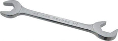 Proto - 3/4" Standard Open End Wrench - 7" OAL, Double End, Chrome Finish, 15° & 60° Head Angle - USA Tool & Supply