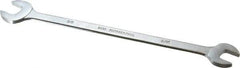 Proto - 9/16" x 5/8" Standard Extra Thin Open End Wrench - 10" OAL, Double End, Satin Finish, 15° Head Angle - USA Tool & Supply