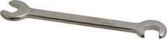 Proto - 9/32" Stubby Open End Wrench - 3-1/2" OAL, Double End, Satin Finish, 15° & 75° Head Angle - USA Tool & Supply