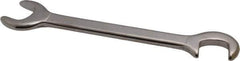 Proto - 5/8" Stubby Open End Wrench - 5-3/4" OAL, Double End, Satin Finish, 15° & 75° Head Angle - USA Tool & Supply