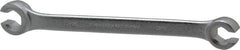 Proto - 3/8 x 7/16", Chrome Finish, Open End Flare Nut Wrench - 6 Points, 6-1/4" OAL, Steel, Double End Head - USA Tool & Supply