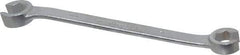 Proto - 5/8 x 11/16", Chrome Finish, Open End Flare Nut Wrench - 6 Points, 8-3/4" OAL, Steel, Double End Head - USA Tool & Supply