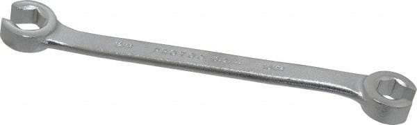 Proto - 10 x 12mm, Chrome Finish, Open End Flare Nut Wrench - 6 Points, 6-15/16" OAL, Steel, Double End Head - USA Tool & Supply