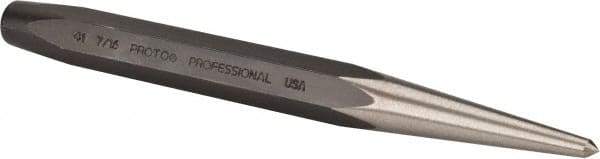 Proto - 11/64" Center Punch - 5-1/4" OAL, Steel - USA Tool & Supply