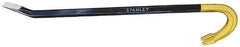 Stanley - 24" OAL Wrecking Bar - 3/4" Wide - USA Tool & Supply