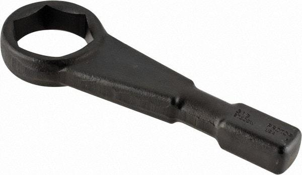 Proto - 3-1/8" 6 Point Striking Box Wrench - Single End, 4-31/64" Head Diam, 13-13/16" OAL, Steel, Black Finish - USA Tool & Supply