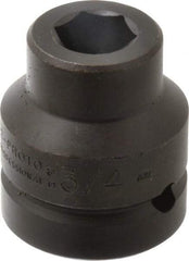 Proto - 1" Drive 3/4" Standard Impact Socket - 6 Points, 2-7/16" OAL - USA Tool & Supply