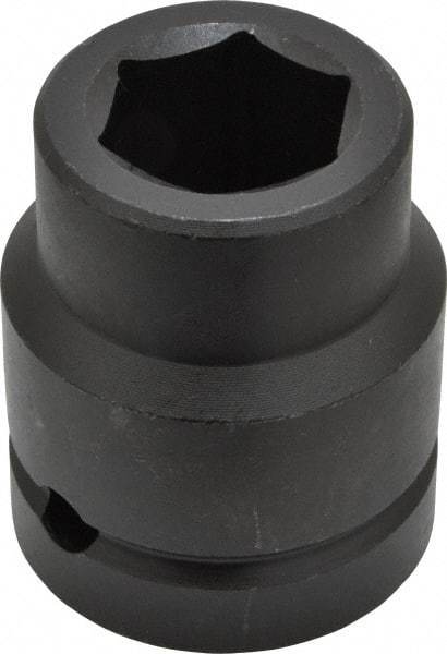 Proto - 1" Drive 1" Standard Impact Socket - 6 Points, 2-1/2" OAL - USA Tool & Supply