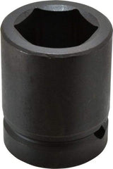 Proto - 1" Drive 1-3/8" Standard Impact Socket - 6 Points, 2-3/4" OAL - USA Tool & Supply