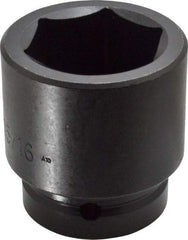Proto - 1" Drive 1-15/16" Standard Impact Socket - 6 Points, 3" OAL - USA Tool & Supply