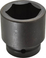Proto - 1" Drive 2" Standard Impact Socket - 6 Points, 3" OAL - USA Tool & Supply