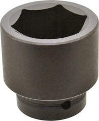 Proto - 1" Drive 2-3/16" Standard Impact Socket - 6 Points, 3-1/8" OAL - USA Tool & Supply