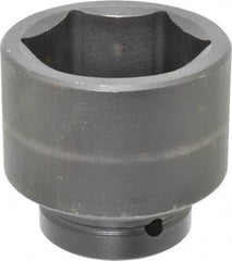 Proto - 1" Drive 2-3/4" Standard Impact Socket - 6 Points, 3-3/4" OAL - USA Tool & Supply