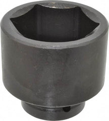 Proto - 1" Drive 3" Standard Impact Socket - 6 Points, 4" OAL - USA Tool & Supply
