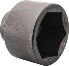 Proto - 1" Drive 3-1/4" Standard Impact Socket - 6 Points, 4-3/8" OAL - USA Tool & Supply