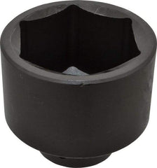 Proto - 1" Drive 3-1/2" Standard Impact Socket - 6 Points, 4-1/2" OAL - USA Tool & Supply