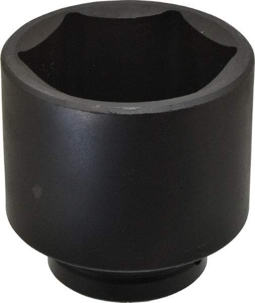 Proto - 1" Drive 3-5/8" Standard Impact Socket - 6 Points, 4-3/4" OAL - USA Tool & Supply