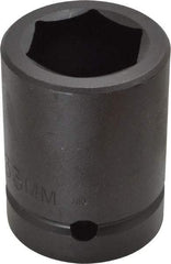 Proto - 1" Drive 33mm Standard Impact Socket - 6 Points, 2-7/16" OAL - USA Tool & Supply