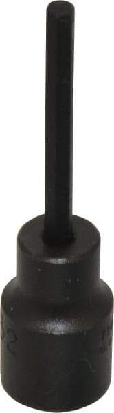Proto - 3/8" Drive, 5/32" Impact Hex Bit Socket - 1-5/8" Bit Length, 2-23/32" OAL - USA Tool & Supply