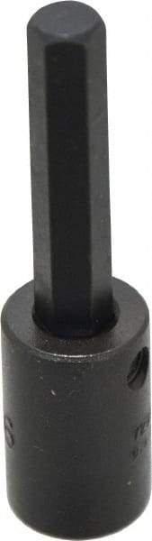 Proto - 3/8" Drive, 5/16" Impact Hex Bit Socket - 1-5/8" Bit Length, 2-23/32" OAL - USA Tool & Supply