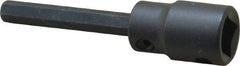 Proto - 3/8" Drive, 6mm Impact Hex Bit Socket - 2-23/32" OAL - USA Tool & Supply