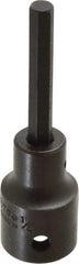 Proto - 1/2" Drive, 1/4" Impact Hex Bit Socket - 1-3/4" Bit Length, 3-1/4" OAL - USA Tool & Supply