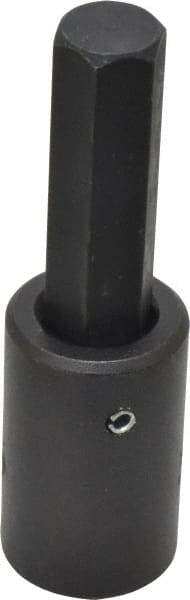 Proto - 1/2" Drive, 9/16" Impact Hex Bit Socket - 1-7/8" Bit Length, 3-5/8" OAL - USA Tool & Supply