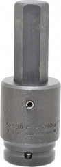 Proto - 3/4" Drive, 1" Impact Hex Bit Socket - 2-33/64" Bit Length, 5-15/64" OAL - USA Tool & Supply