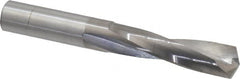 Atrax - 31/64" 135° Spiral Flute Solid Carbide Screw Machine Drill Bit - USA Tool & Supply