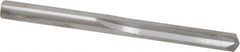 Atrax - 9/16" 135° Spiral Flute Solid Carbide Screw Machine Drill Bit - Bright Finish, Right Hand Cut, 2-1/2" Flute Length, 4" OAL, Split Point, Straight Shank - USA Tool & Supply