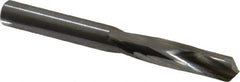 Atrax - 0.295" 135° Spiral Flute Solid Carbide Screw Machine Drill Bit - Bright Finish, Right Hand Cut, 1-9/16" Flute Length, 2-3/4" OAL, Split Point, Straight Shank - USA Tool & Supply