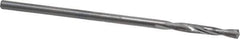 Atrax - #53 135° Spiral Flute Solid Carbide Screw Machine Drill Bit - Bright Finish, Right Hand Cut, 1/2" Flute Length, 1-1/2" OAL, Split Point, Straight Shank - USA Tool & Supply